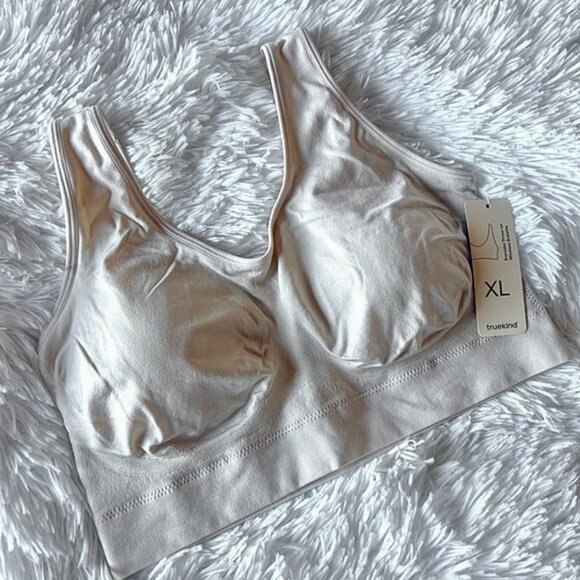 NWT Shapermint Truekind Wireless Bralette in Chai XL - Picture 3 of 7